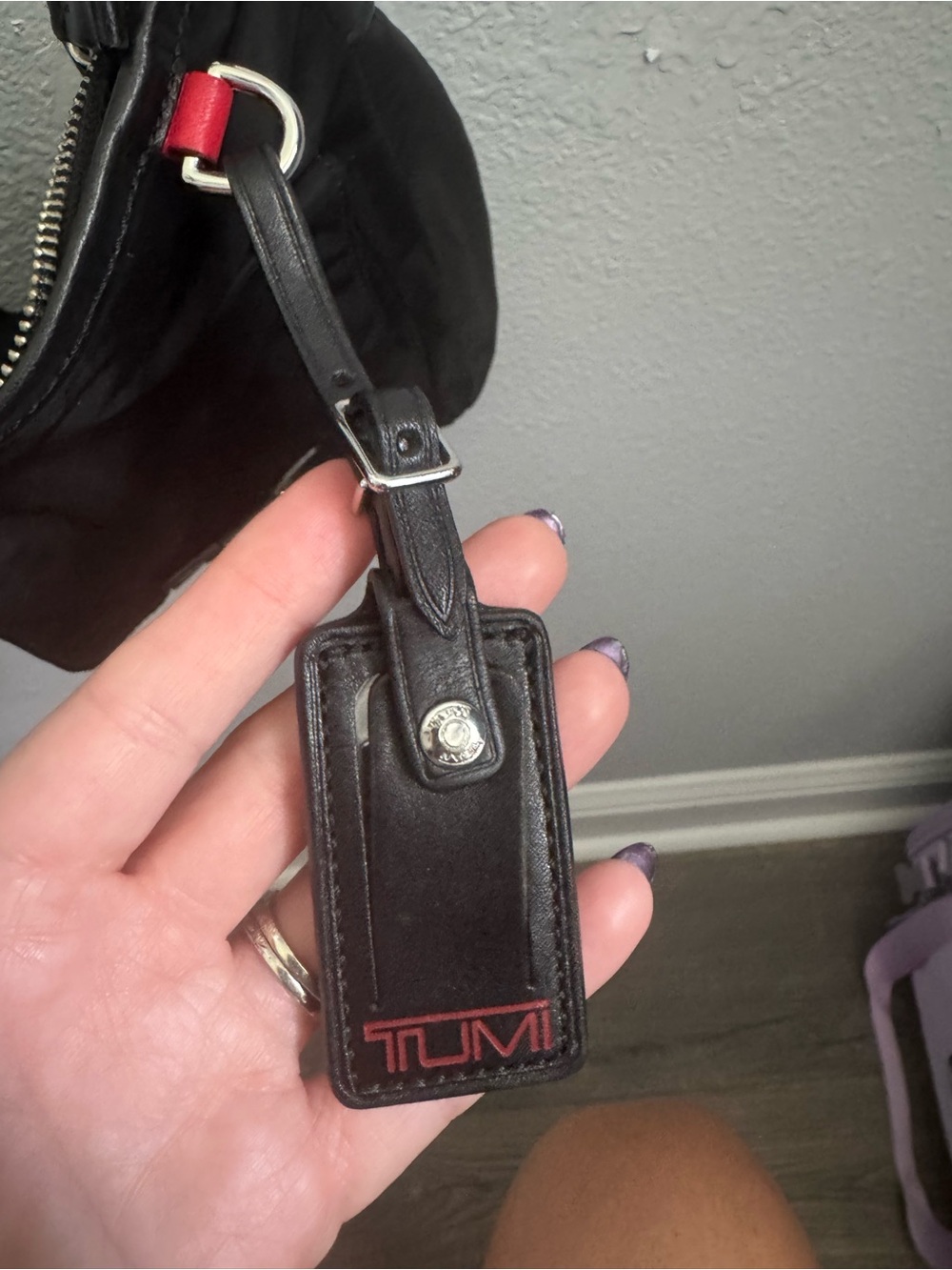 Tumi Black Crossbody Bag with Front Pockets - Picture 7 of 12